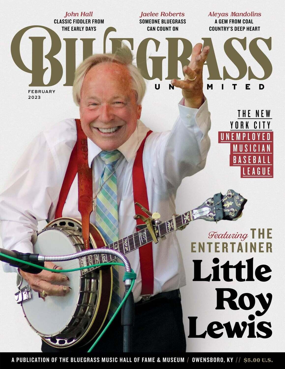 February 2023 Bluegrass Unlimited - Little Roy Lewis