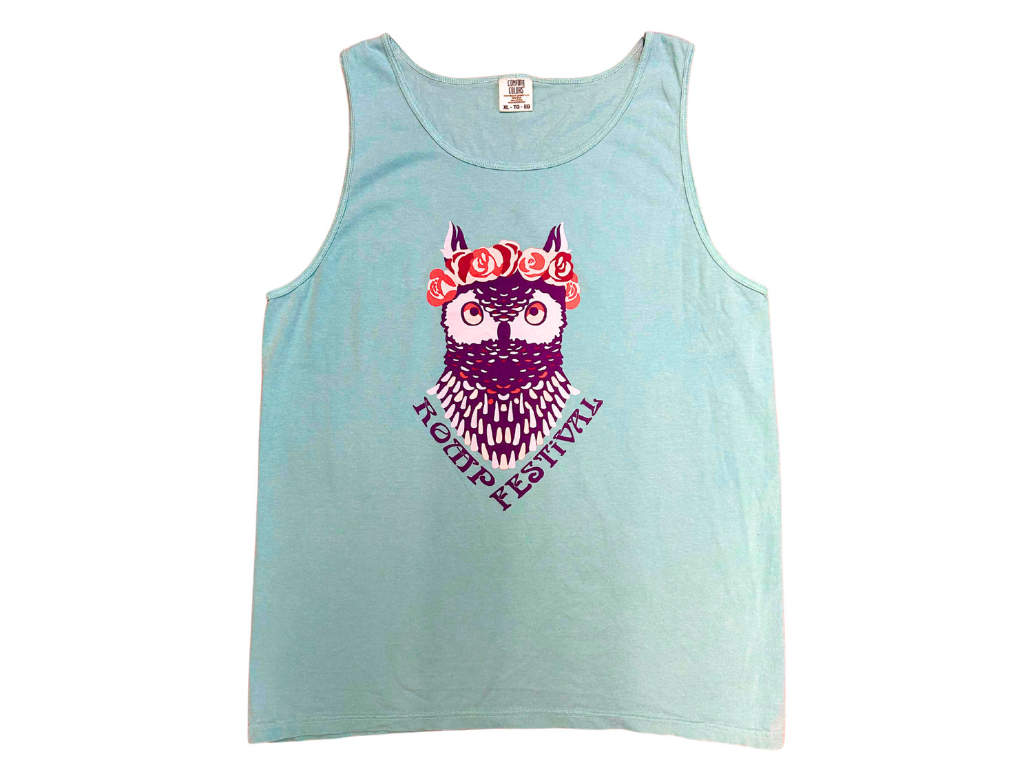 ROMP 2024 Owl Rose Crown Tank - XL