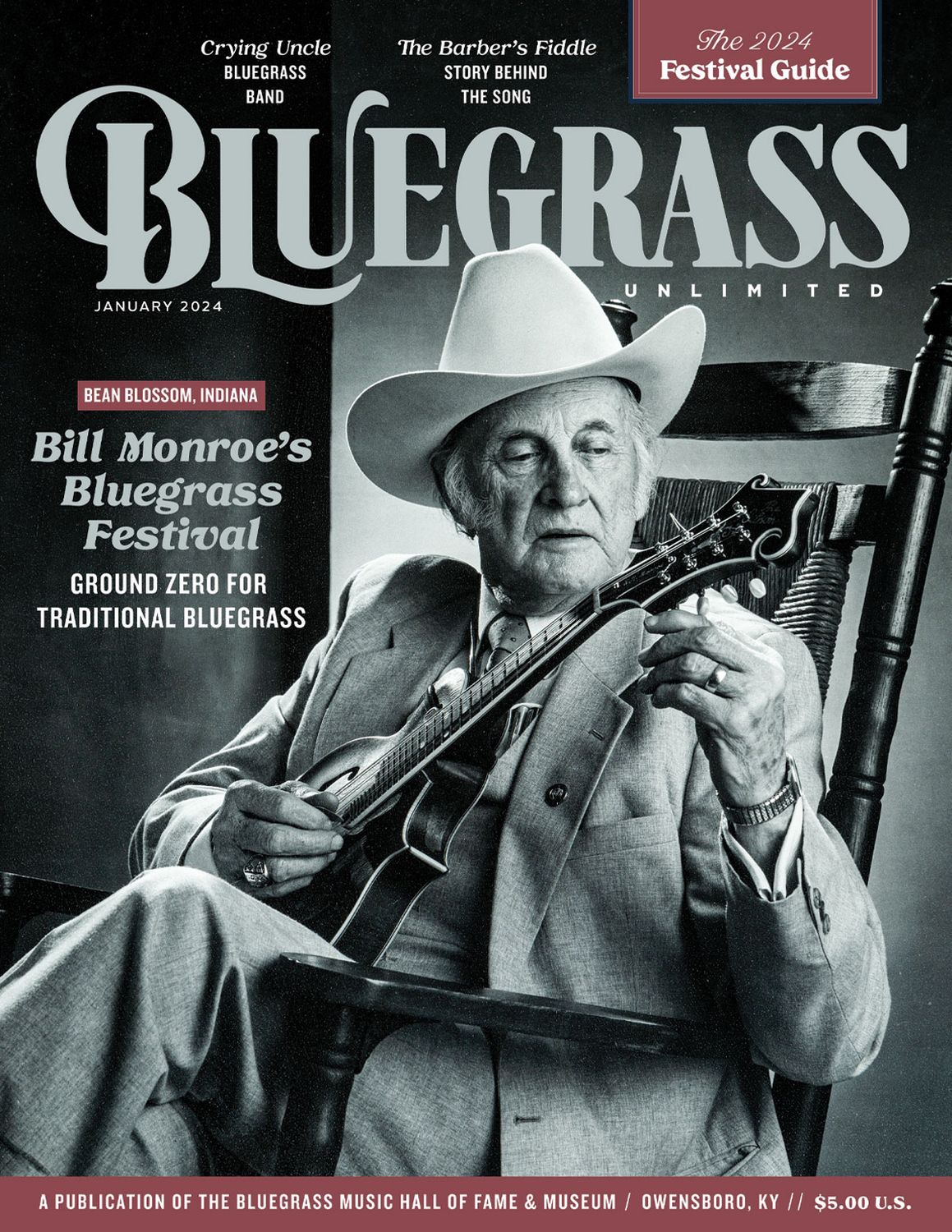 January 2024 Bluegrass Unlimited - Bill Monroe