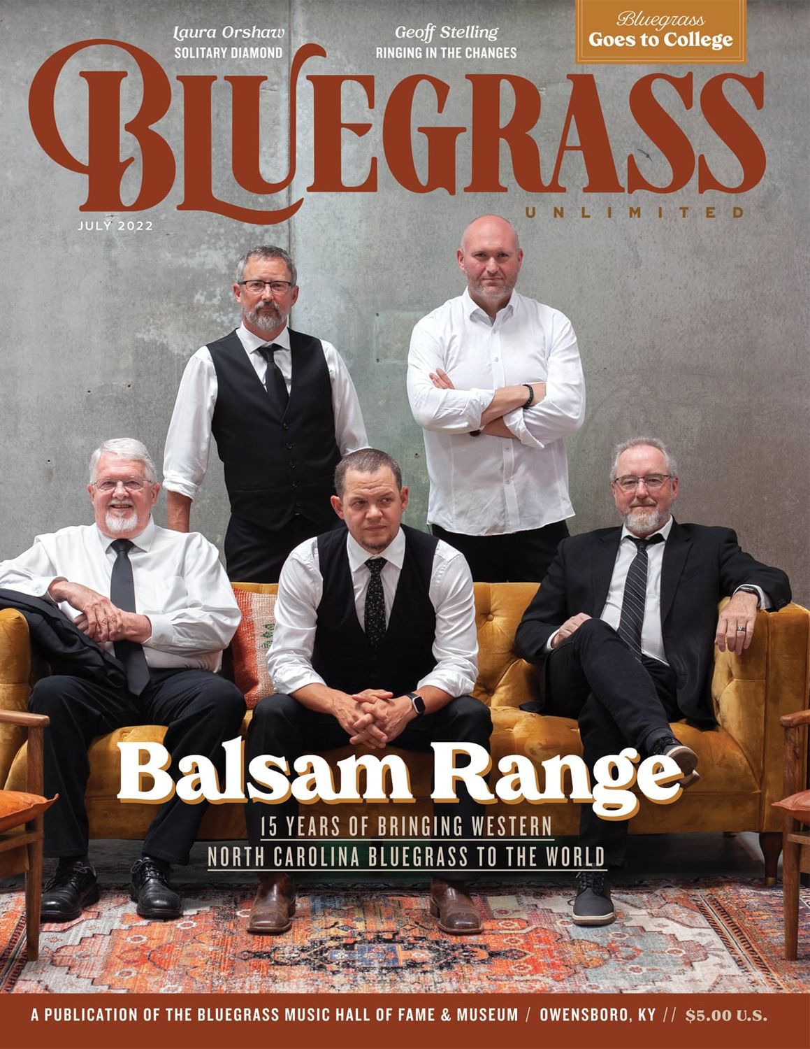 July 2022 Bluegrass Unlimited - Balsam Range