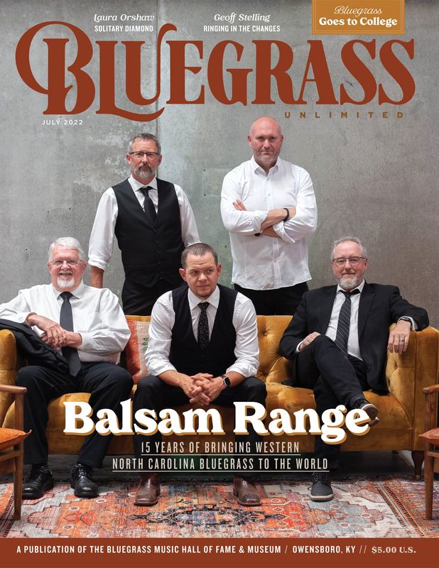 July 2022 Bluegrass Unlimited - Balsam Range