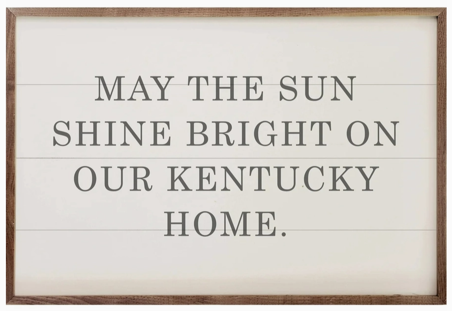 My Old KY Home Wooden Sign