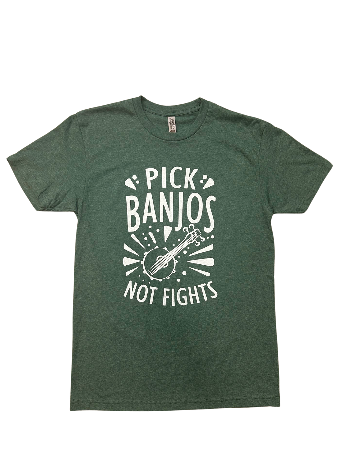 Pick Banjos Not Fights Green Tee - 3XL