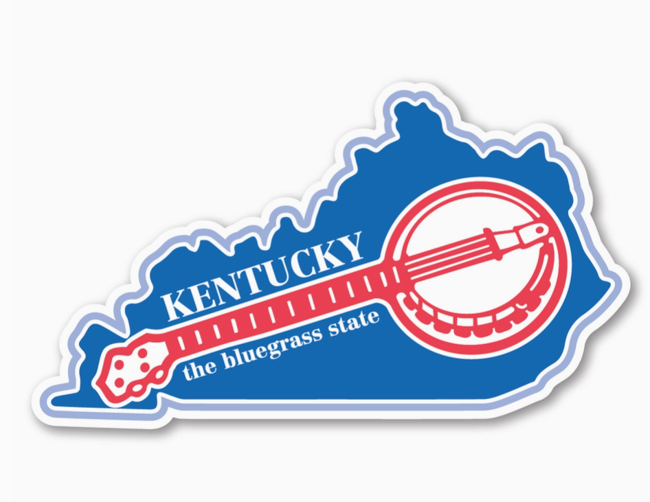 KY BG State Banjo Magnet 