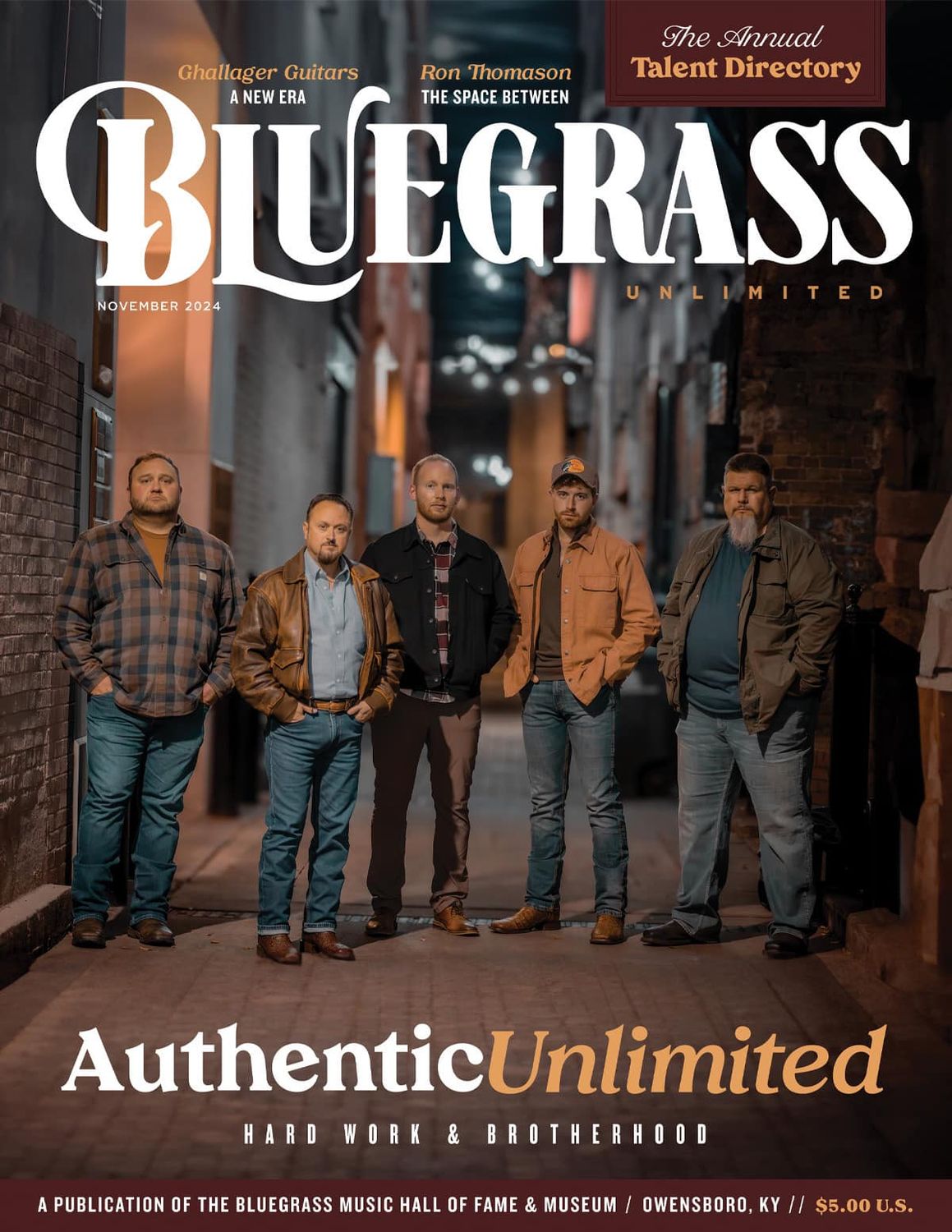 November 2024 Bluegrass Unlimited - Authentic Unlimited