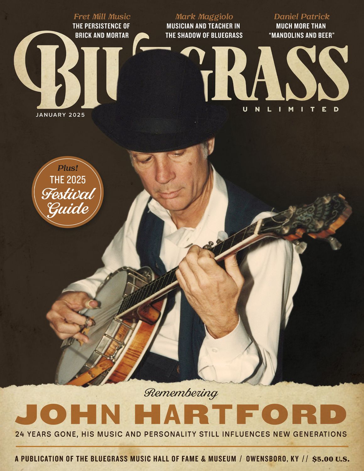 January 2025 Bluegrass Unlimited - John Hartford