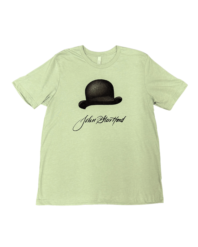 John Hartford Derby Hat t-shirt L