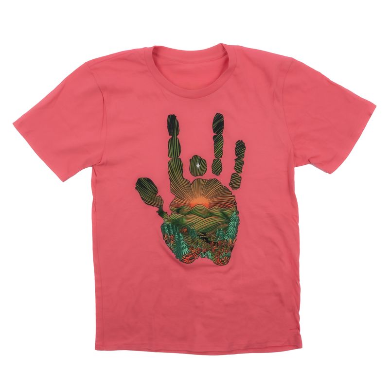 Garcia Coral Handprint Shirt S