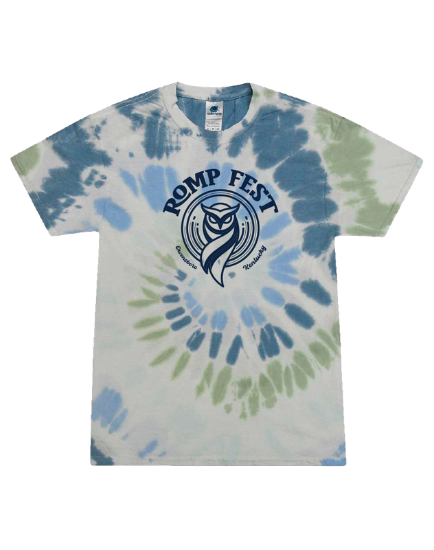 Romp 2025 Tie Dye Festival T-Shirt 3XL