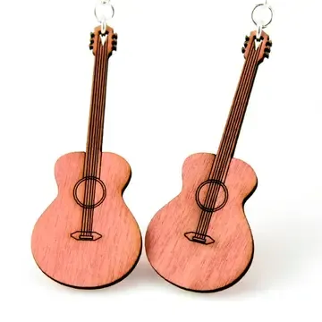 Classic Guitar Earrings