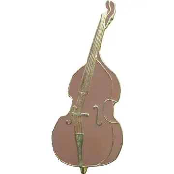 Double Bass Lapel Pin