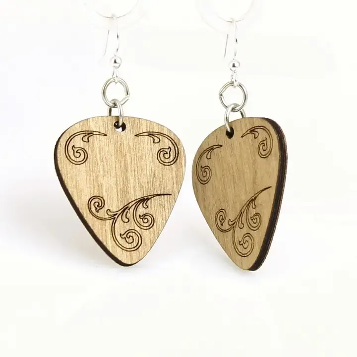 Guitar Pick Earrings