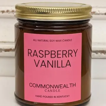 Raspberry Vanilla Candle
