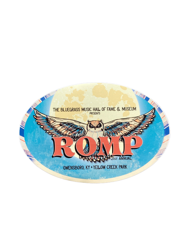ROMP 2024 Oval Owl Sticker