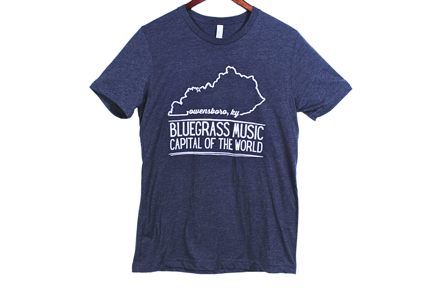 Bluegrass Music Capital Tee Navy S