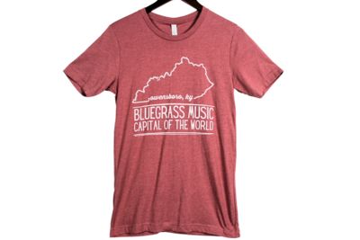 Bluegrass Music Capital Tee Mauve 3XL