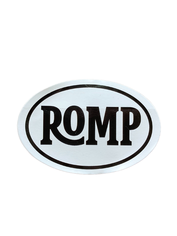 #19 ROMP 2026 Black &amp; White Sticker