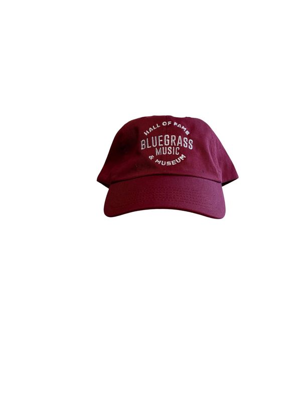 Bluegrass Music HOF Logo Hat Cardinal