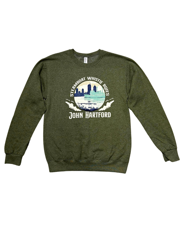 John Hartford Steamboat Whistle Blues Sweatshirt M