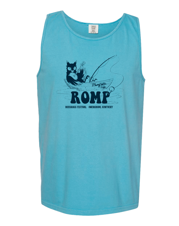 Romp 2025 Blue Fishing Tank Top S