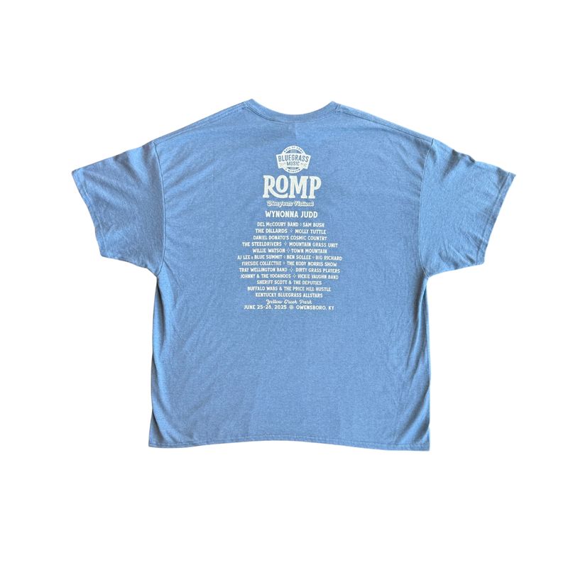 Romp 2025 Blue Festival T-Shirt YL