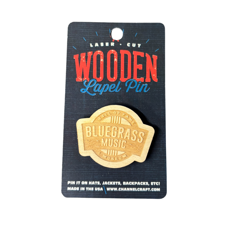 Wooden Lapel Pin