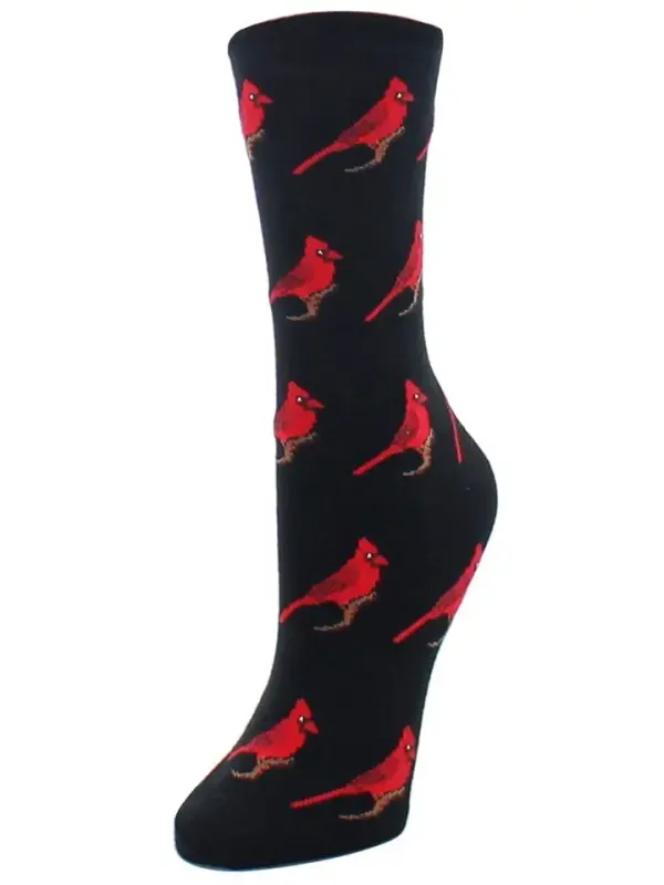 Cardinal Black Socks