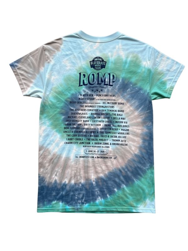 #1 Romp 2026 Tie Dye Festival Shirt M