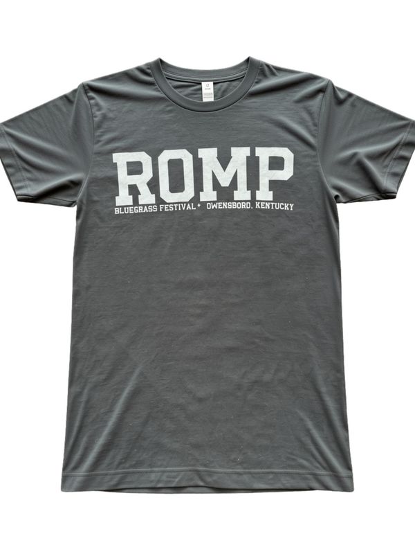 #3 Romp 2026 Charcoal Festival Shirt M