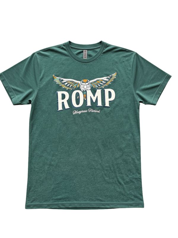 #2 Romp 2026 Pine Green Festival Shirt L