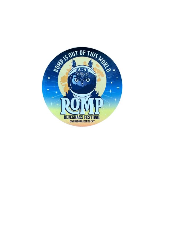 #18 Romp 2026 Space Owl Sticker