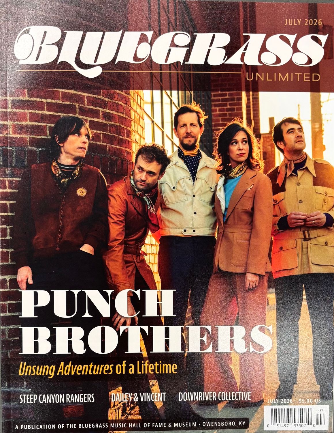 Bluegrass Unlimited July 2026 The Punch Brothers