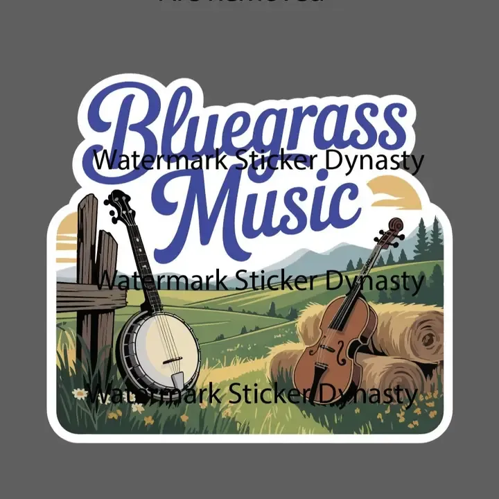 Bluegrass Music Sticker