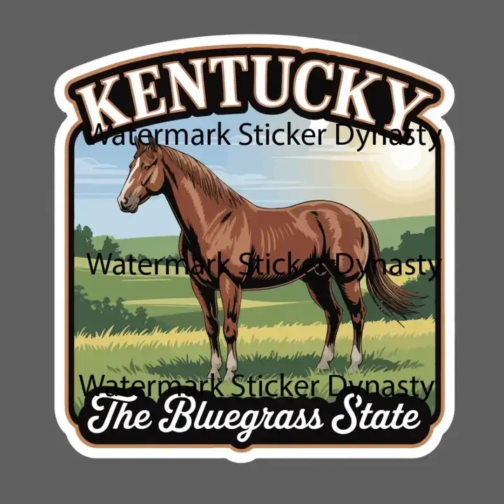 Kentucky Bluegrass State Sticker