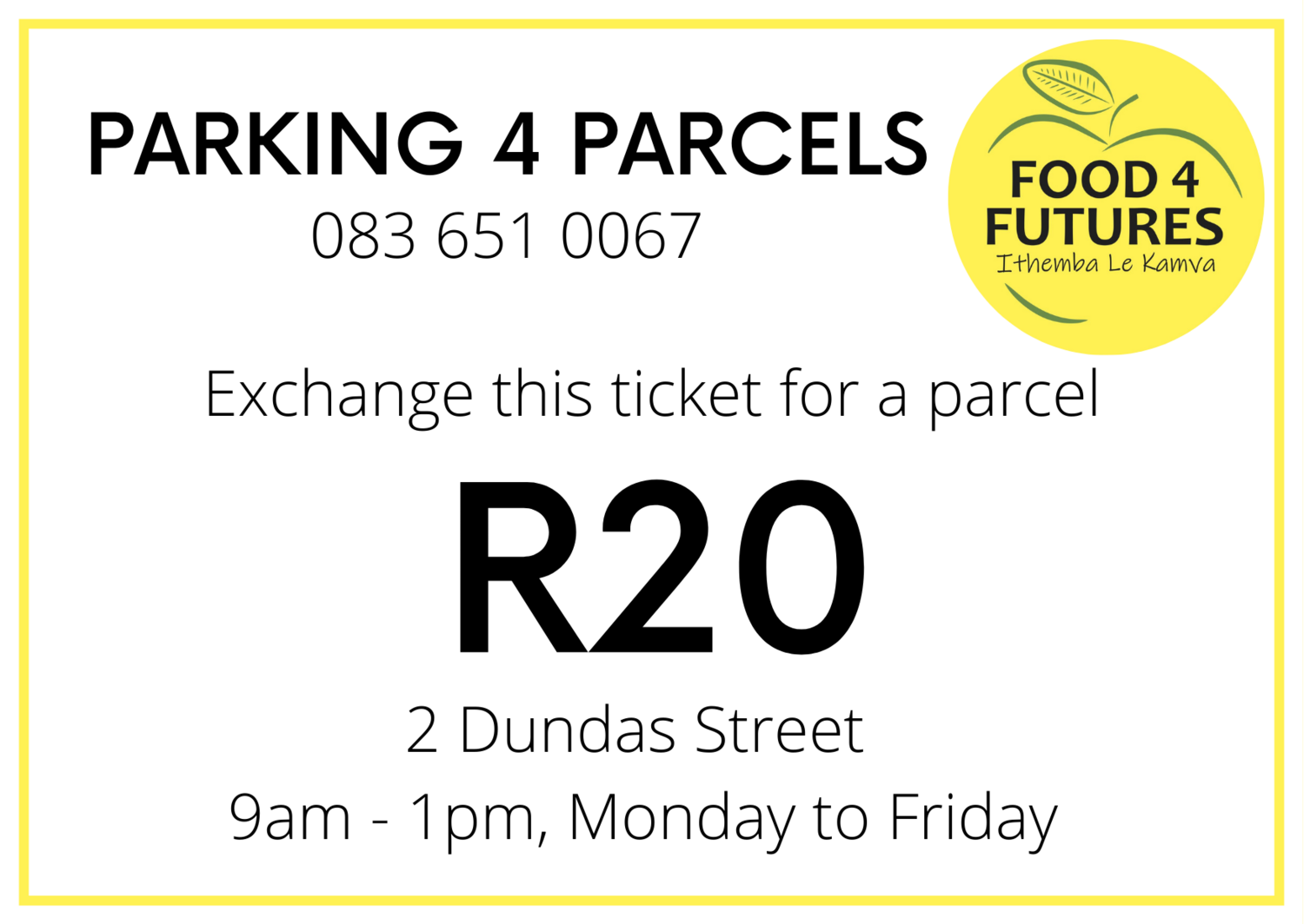 Booklet of 10 x R20 Tickets