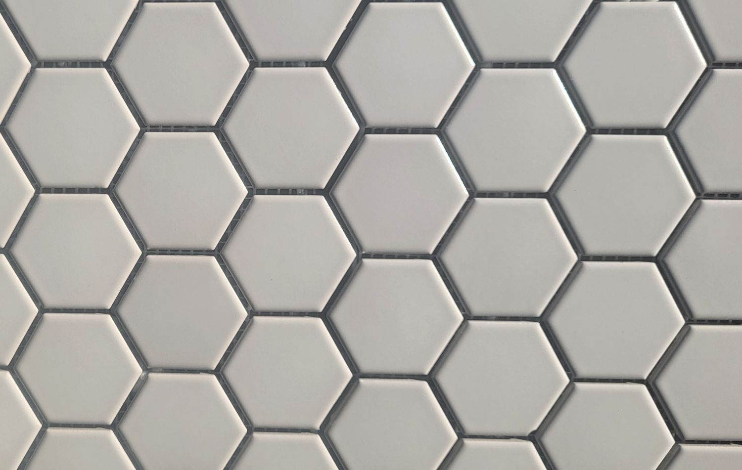 HEXAGONE GRIS MAT 2 x 2