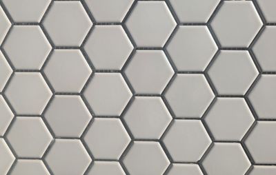 HEXAGONE GRIS MAT 2 x 2