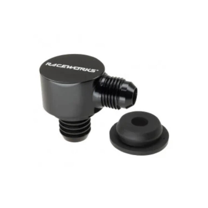 RACEWORKS BRAKE BOOSTER ONE WAY VALVE AN6 WITH 13