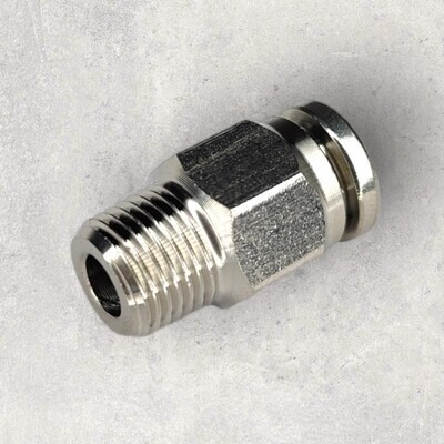TightFit BoostLock 1/8NPT to 1/4&quot; Hose End (Stainless Steel)
