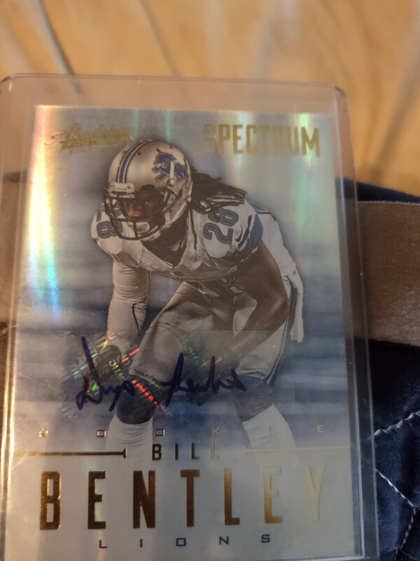 2012 Absolute Football Bill Bentley Spectrum Auto121/299