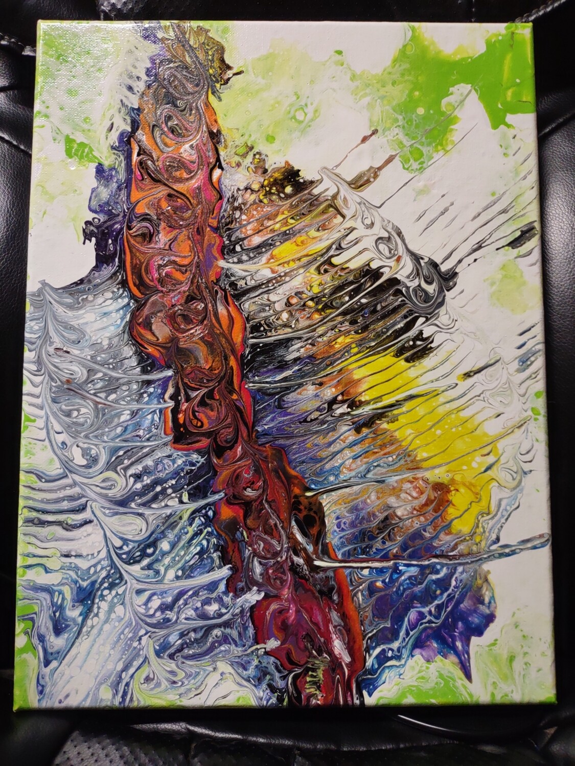 12x16 Phathom Cat Painting 