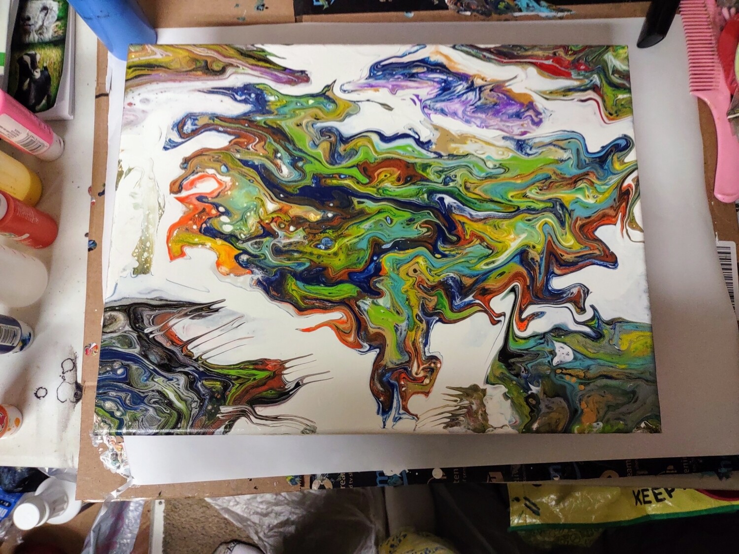 12x16 Reaching Out Painting