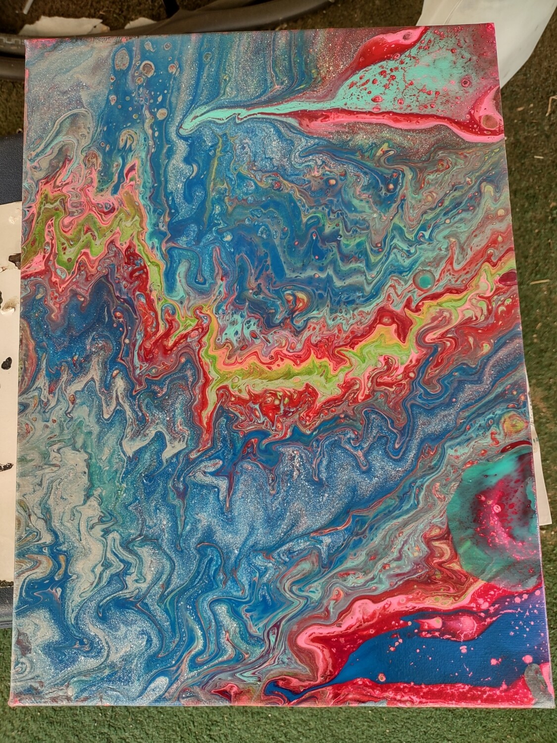 Shimmering Deep Blue
