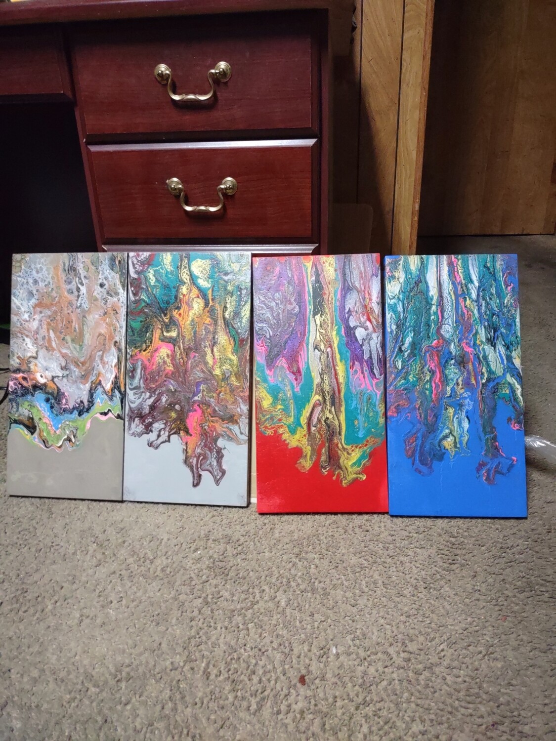 Falls Set on 8x16 Wooden Canvas