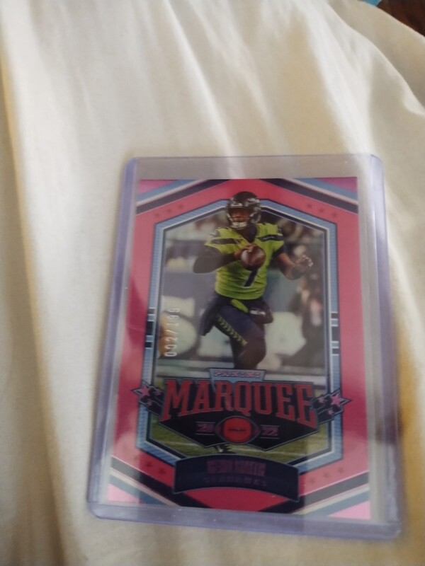 Geno Smith 2022 Panini Chronicles Marquee Pink #/199 Seattle