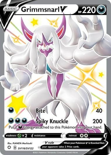 Grimmsnarl V #SV116 | Pokemon Shining Fates