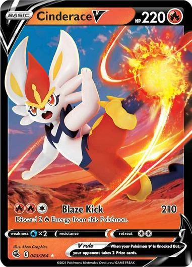 Cinderace V #43 | Pokemon Fusion Strike