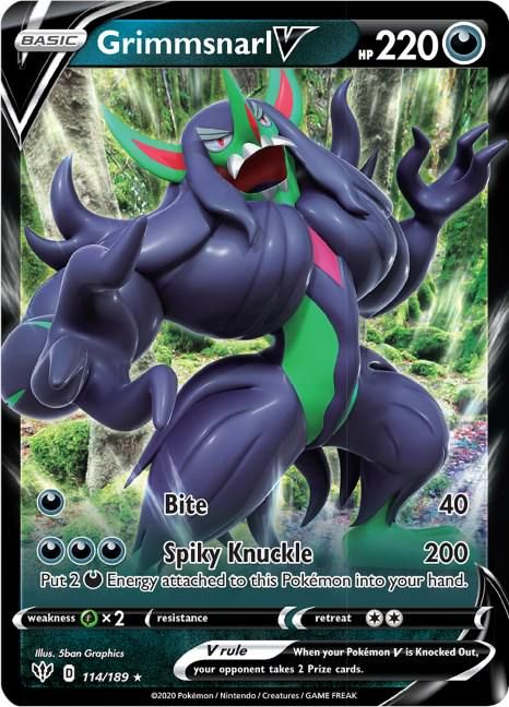 Grimmsnarl V #114 | Pokemon Darkness Ablaze