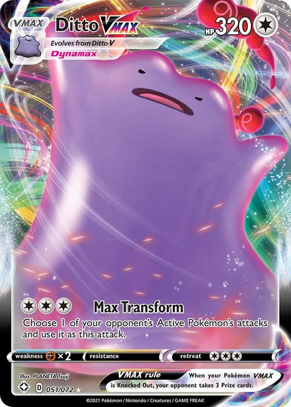 2022 Ditto VMAX #51 | Pokemon Shining Fates