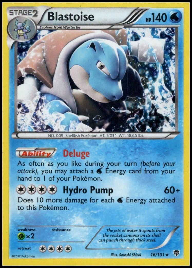 Blastoise [Cosmos Holo] #16 | Pokemon Plasma Blast